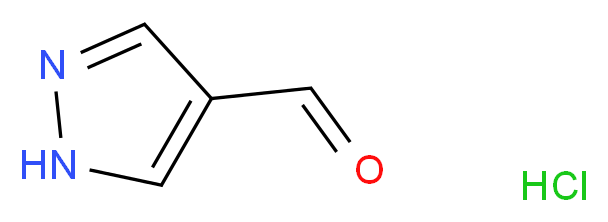 1H-pyrazole-4-carbaldehyde hydrochloride_分子结构_CAS_35344-95-7