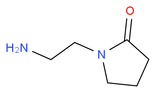 1-(2-aminoethyl)pyrrolidin-2-one_分子结构_CAS_)