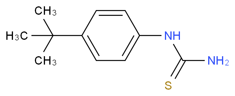 (4-tert-butylphenyl)thiourea_分子结构_CAS_65259-90-7