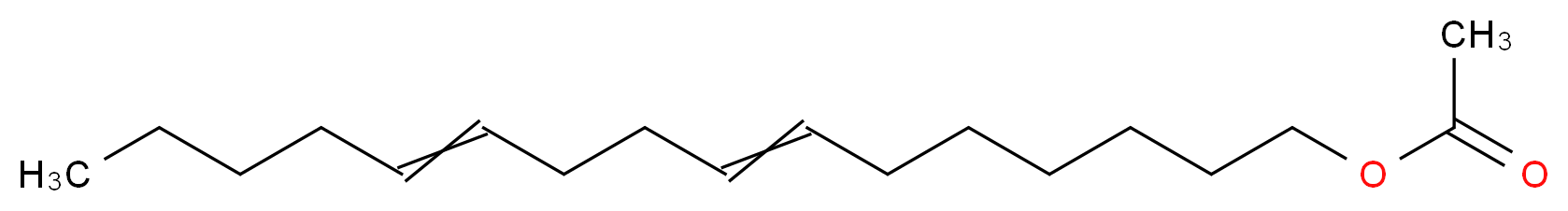 hexadeca-7,11-dien-1-yl acetate_分子结构_CAS_52207-99-5