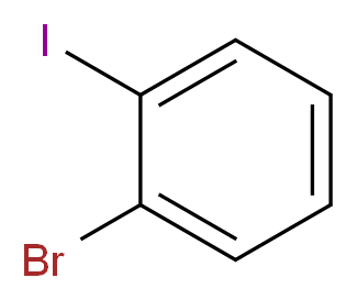 2-Bromoiodobenzene 98+%_分子结构_CAS_583-55-1)