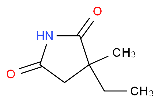 3-ethyl-3-methylpyrrolidine-2,5-dione_分子结构_CAS_)