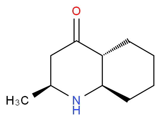 (2S,4aR,8aR)-2-methyl-decahydroquinolin-4-one_分子结构_CAS_41854-83-5