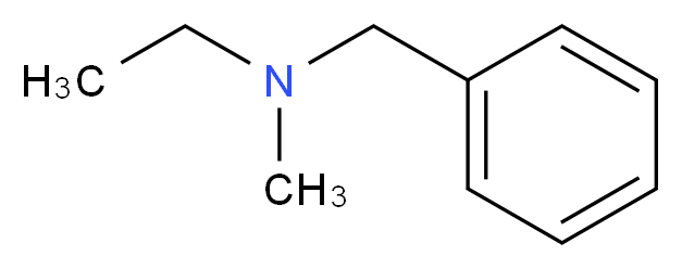 benzyl(ethyl)methylamine_分子结构_CAS_4788-37-8