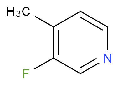 3-Fluoro-4-methylpyridine_分子结构_CAS_399-88-2)