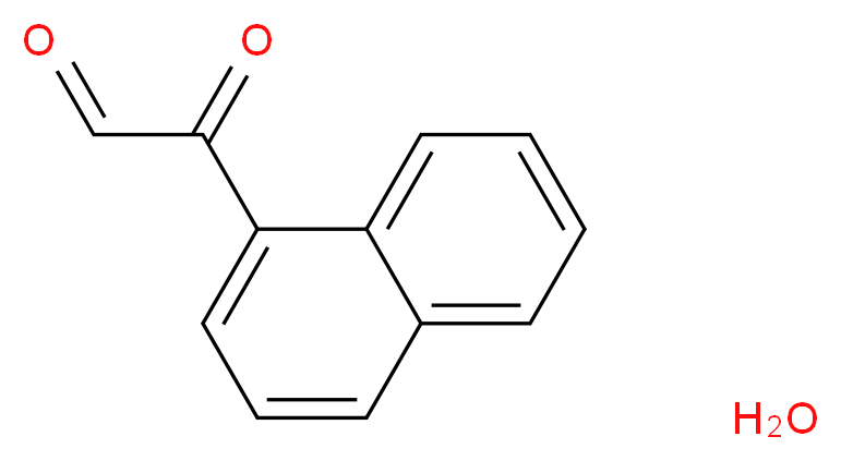 2-(naphthalen-1-yl)-2-oxoacetaldehyde hydrate_分子结构_CAS_16208-21-2