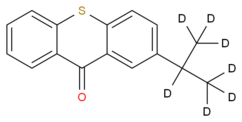 2-Isopropyl-d7 Thioxanthone_分子结构_CAS_)