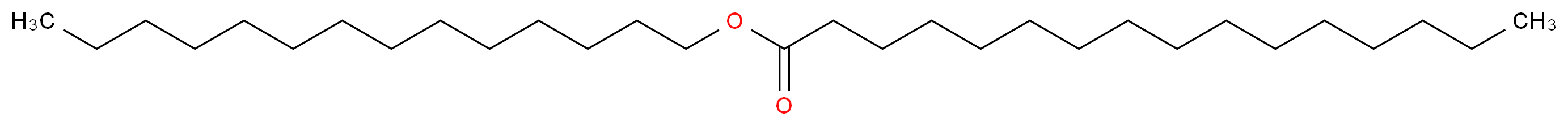 tetradecyl hexadecanoate_分子结构_CAS_4536-26-9