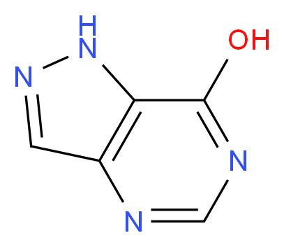 7-Hydroxypyrazolo[4,3-d]pyrimidine_分子结构_CAS_13877-55-9)