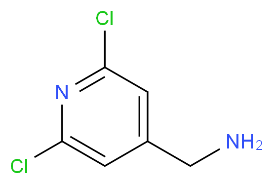 (2,6-dichloropyridin-4-yl)methanamine_分子结构_CAS_88579-63-9