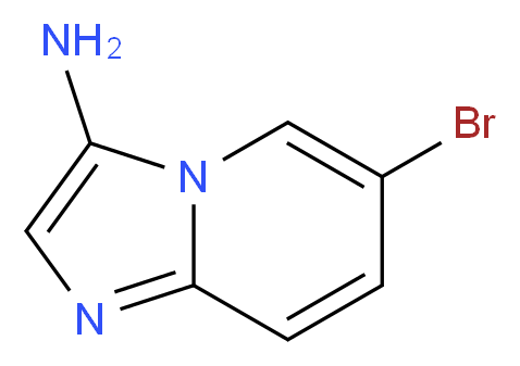 3-Amino-6-bromoimidazo[1,2-a]pyridine_分子结构_CAS_705262-55-1)