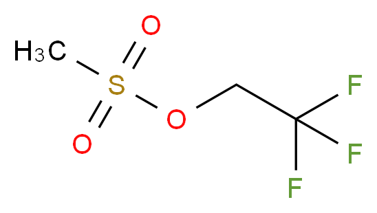 2,2,2-三氟乙基甲磺酸酯_分子结构_CAS_25236-64-0)