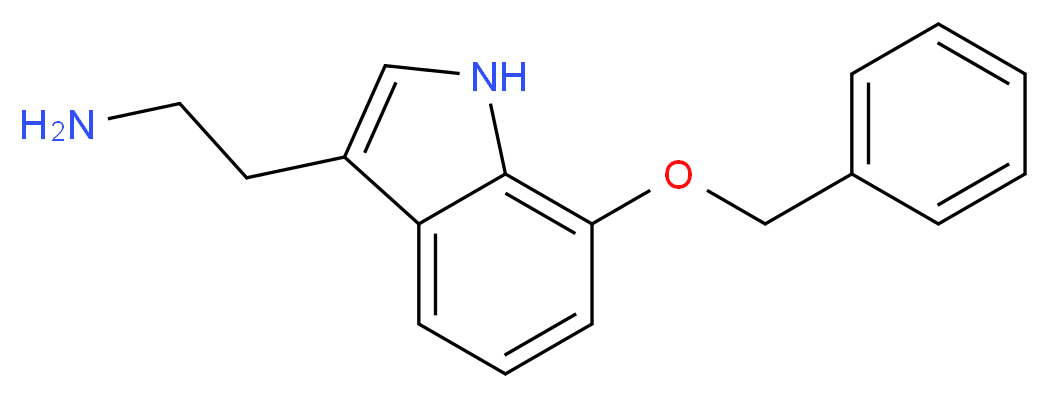 2-[7-(benzyloxy)-1H-indol-3-yl]ethan-1-amine_分子结构_CAS_31677-75-5