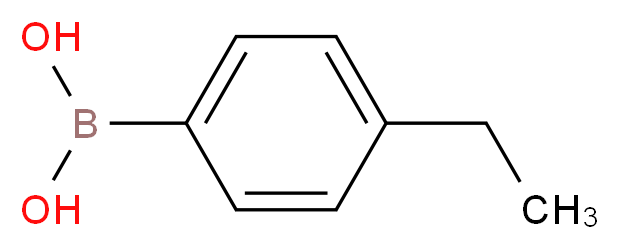 4-乙基苯硼酸_分子结构_CAS_63139-21-9)