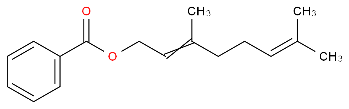 GERANYL BENZOATE_分子结构_CAS_94-48-4)