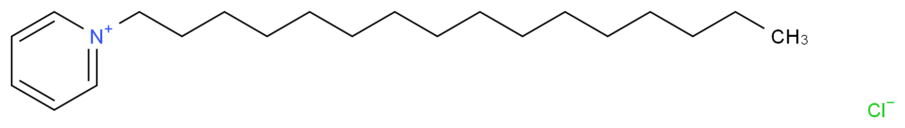 CETYLPYRIDINIUM CHLORIDE_分子结构_CAS_123-03-5)