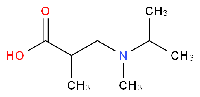 3-[isopropyl(methyl)amino]-2-methylpropanoic acid_分子结构_CAS_1119449-49-8)