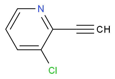 3-chloro-2-ethynylpyridine_分子结构_CAS_96439-98-4)