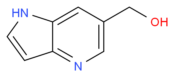 1H-pyrrolo[3,2-b]pyridin-6-ylmethanol_分子结构_CAS_1015609-51-4