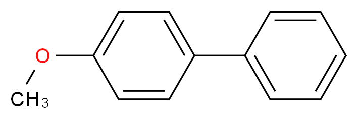 1-methoxy-4-phenylbenzene_分子结构_CAS_613-37-6