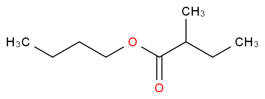 butyl 2-methylbutanoate_分子结构_CAS_15706-73-7