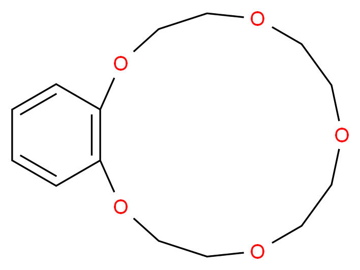 2,3,5,6,8,9,11,12-octahydro-1,4,7,10,13-benzopentaoxacyclopentadecine_分子结构_CAS_14098-44-3