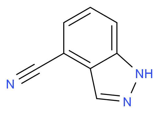 1H-indazole-4-carbonitrile_分子结构_CAS_861340-10-5