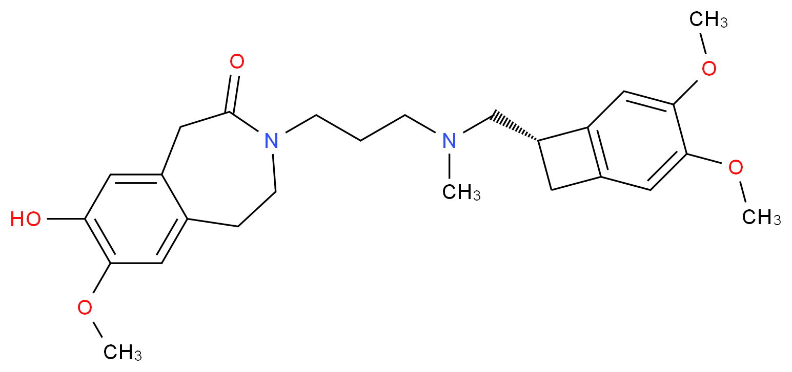 8-Demethyl Ivabradine _分子结构_CAS_304464-97-9)