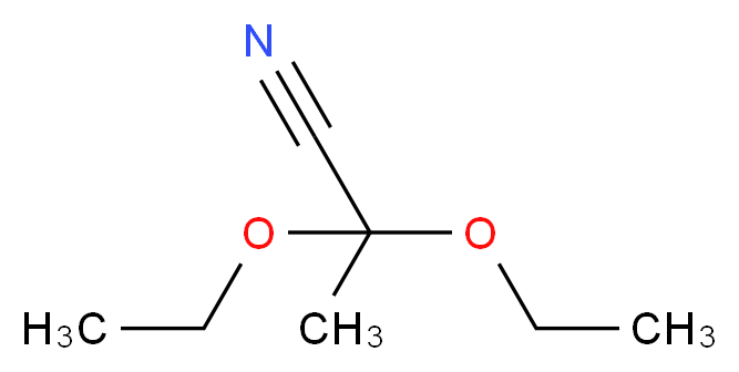 2,2-二乙氧基丙腈_分子结构_CAS_56011-12-2)