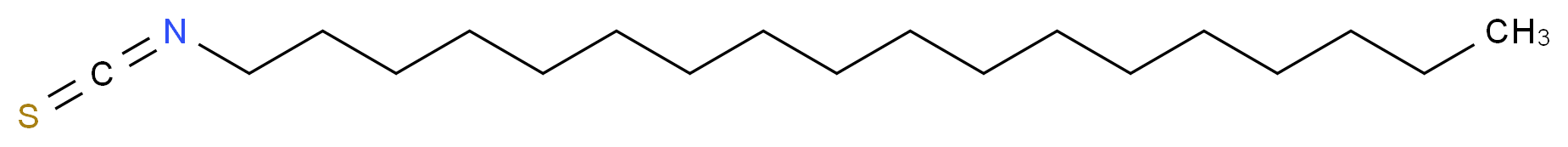 1-isothiocyanatooctadecane_分子结构_CAS_2877-26-1