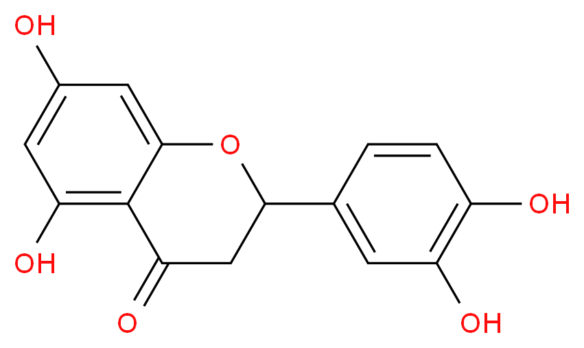 (±)-Eriodictyol_分子结构_CAS_4049-38-1)