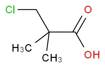 3-chloro-2,2-dimethylpropanoic acid_分子结构_CAS_13511-38-1