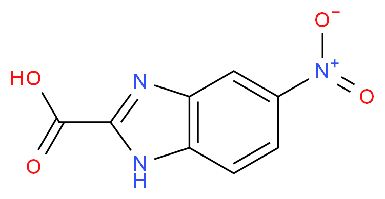 5-nitro-1H-1,3-benzodiazole-2-carboxylic acid_分子结构_CAS_73903-18-1
