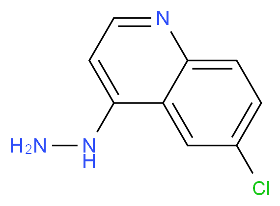 6-chloro-4-hydrazinylquinoline_分子结构_CAS_68500-31-2