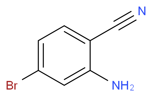 2-amino-4-bromobenzonitrile_分子结构_CAS_304858-65-9