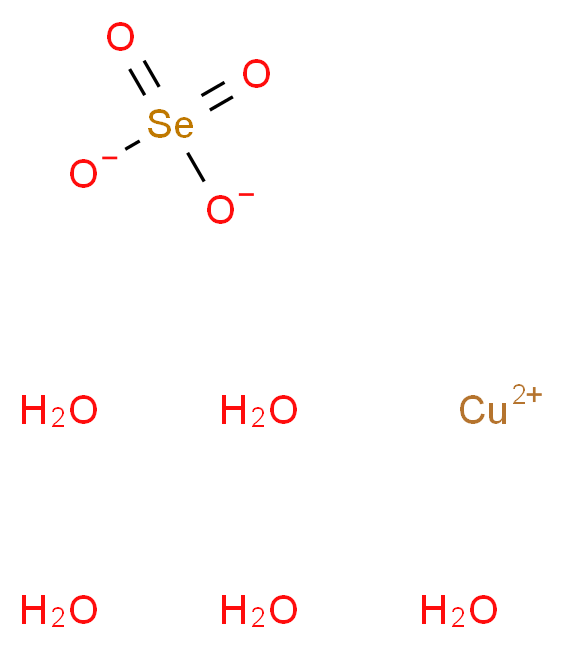 CUPRIC SELENATE_分子结构_CAS_10031-45-5)