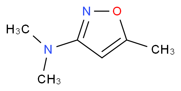 N,N,5-triMethylisoxazol-3-aMine_分子结构_CAS_60148-37-0)