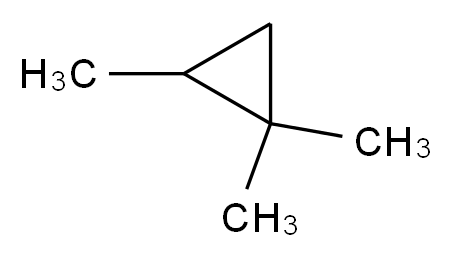 1,1,2-trimethylcyclopropane_分子结构_CAS_4127-45-1