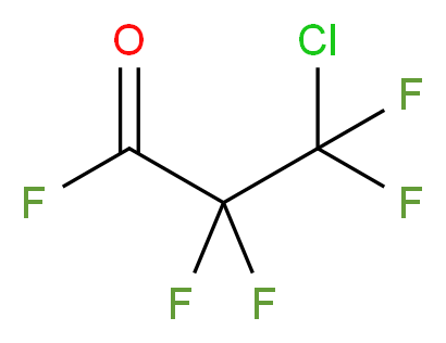 3-chloro-2,2,3,3-tetrafluoropropanoyl fluoride_分子结构_CAS_5930-66-5
