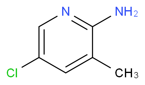 2-Amino-5-chloro-3-methylpyridine_分子结构_CAS_20712-16-7)