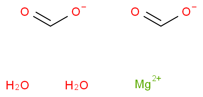 magnesium(2+) ion diformate dihydrate_分子结构_CAS_6150-82-9