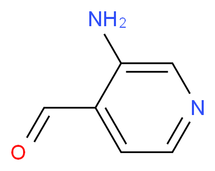 3-氨基吡啶-4-羧醛_分子结构_CAS_55279-29-3)