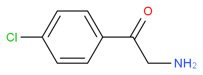 2-amino-1-(4-chlorophenyl)ethan-1-one_分子结构_CAS_7644-03-3