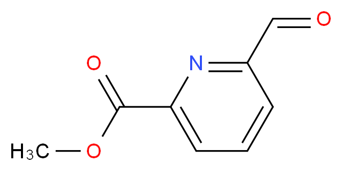 Methyl 6-formyl-2-pyridinecarboxylate_分子结构_CAS_69950-65-8)