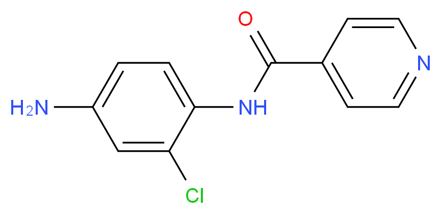 N-(4-Amino-2-chlorophenyl)isonicotinamide_分子结构_CAS_)