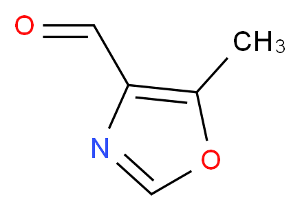 5-methyloxazole-4-carbaldehyde_分子结构_CAS_956118-40-4)