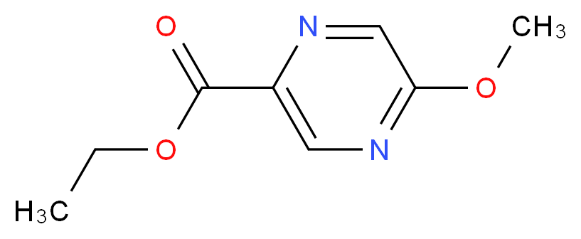 Ethyl 5-methoxypyrazine-2-carboxylate_分子结构_CAS_54013-05-7)