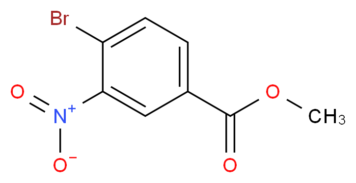 Methyl 4-bromo-3-nitrobenzoate_分子结构_CAS_2363-16-8)