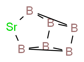 1,2,4,5,6,7-hexabora-3-strontatetracyclo[3.2.0.0<sup>2</sup>,<sup>7</sup>.0<sup>4</sup>,<sup>6</sup>]heptane_分子结构_CAS_12046-54-7