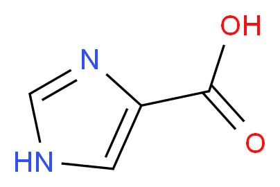 1H-Imidazole-4-carboxylic acid_分子结构_CAS_1072-84-0)